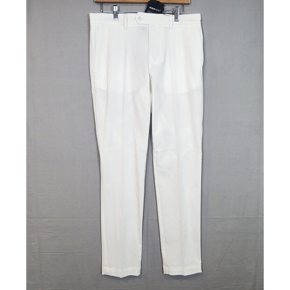 J Lindeberg Men's Vent Golf Pant 30x32 White NEW NWT - Picture 1 of 7